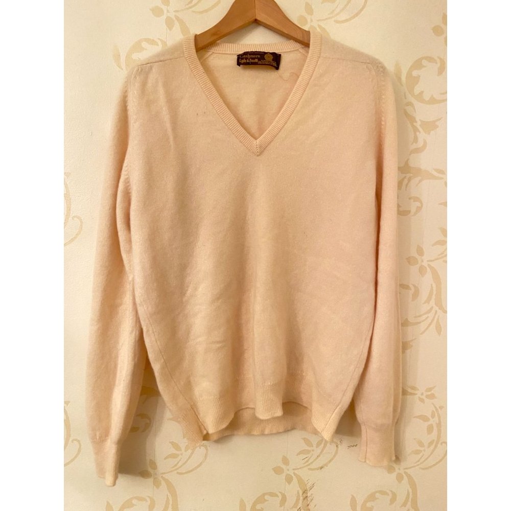 Men's Medium Lyle & Scott 100% Cashmere HRH Duke of Edlinburgh Sweater
